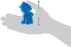 Paw Patrol Marshall emporte-pièce, plastique, bleu, 8 x 7 x 1,5 cm