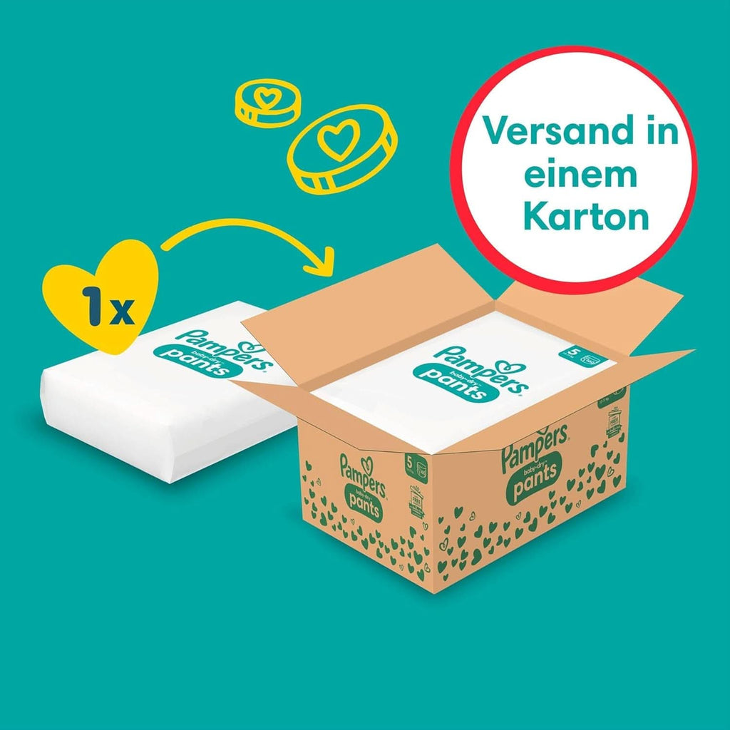Pampers Windeln Pants Größe 5 Baby-Dry, 160 Windeln, 12Kg-17Kg, 360° Fit Hilft, Auslaufen Zu Verhindern Mama si Copilul Naty Shop