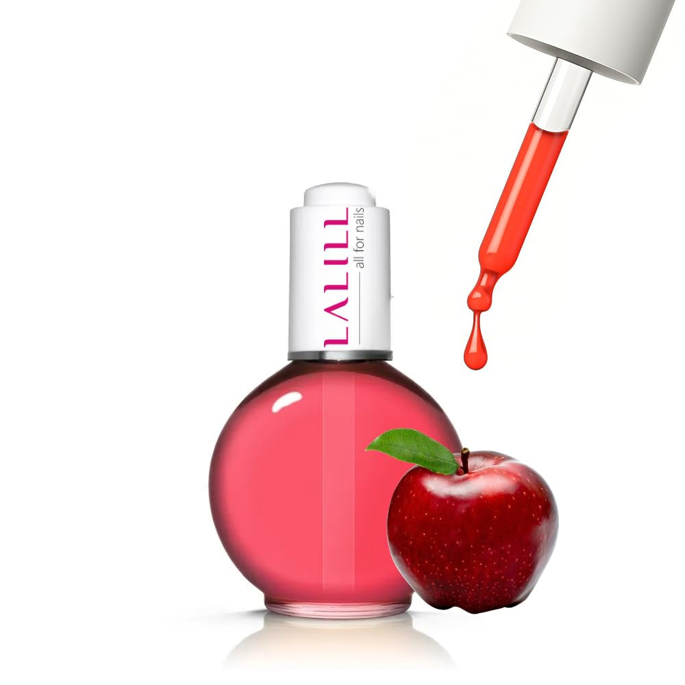 LALILL Nail Cuticle Oil 75Ml - Himbeere Nagelpflegeöl - Nagelöl Pflege Für Nägel Nagelhaut - SPA Maniküre Naildesign Hände - Vegan - Avec Pipette