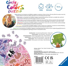 Ravensburger Puzzle 17172 Cercle de couleurs - Animaux 500 pièces Puzzle Naty Shop