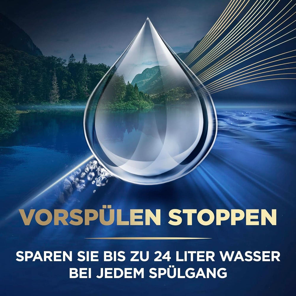 Pastilles pour lave-vaisselle Finish Ultimate plus Infinity Shine Citrus - Pastilles pour lave-vaisselle, nettoyage intensif - 105 capsules, citron Naty Shop