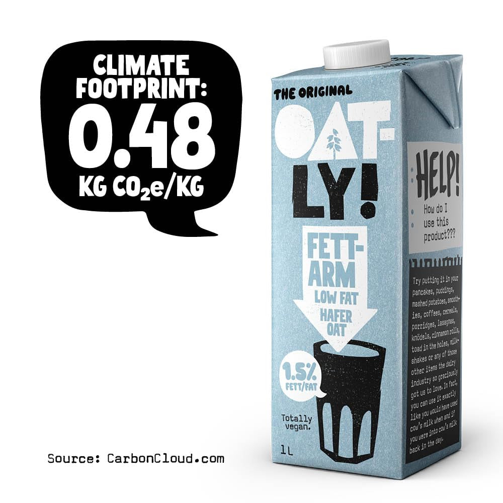 Oatly Haferdrink 1,5% Fett - Packung mit 6 (6 x 1 Litre)