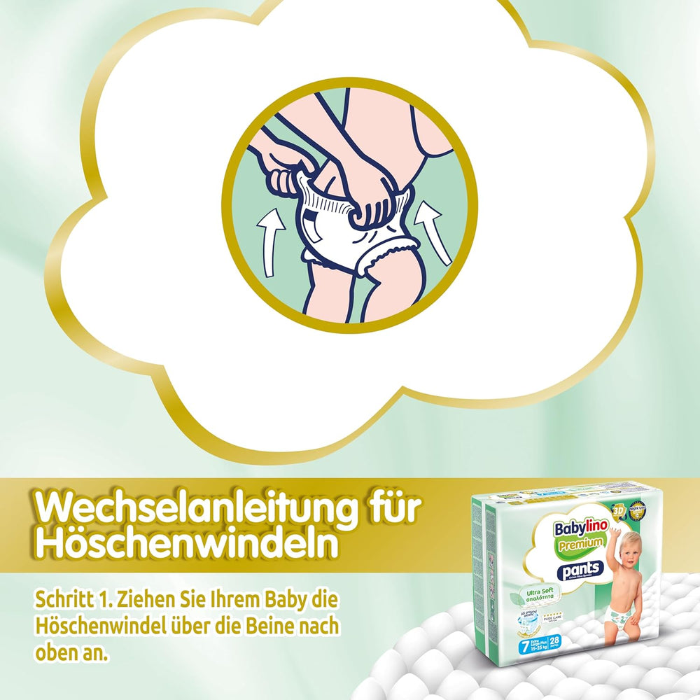 Pantalon Premium, taille 7, filtre ultra doux, XL Plus (15-25 kg), 28 pièces