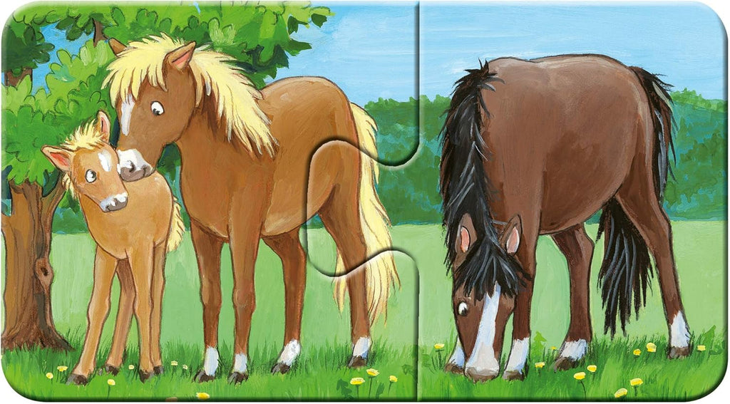 Ravensburger Puzzle pentru copii - 05072 Familii de animale la fermă - Primul meu puzzle cu 9X2 piese - Puzzle pentru copii de la 2 ani Puzzle Naty Shop