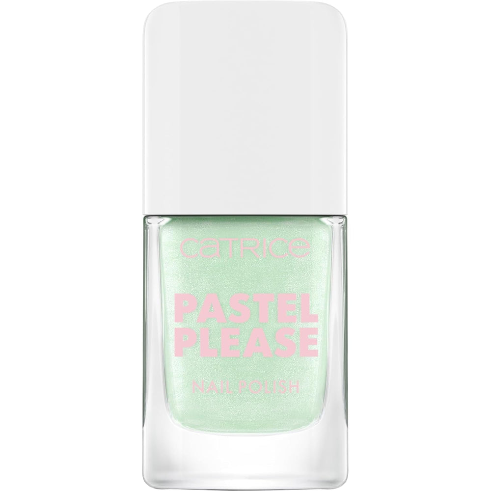 Oja Catrice Pastel Please 040 Mint Breeze, ojă strălucitoare verde deschis, colorată intens, foarte pigmentată, vegană, 10,5 ml