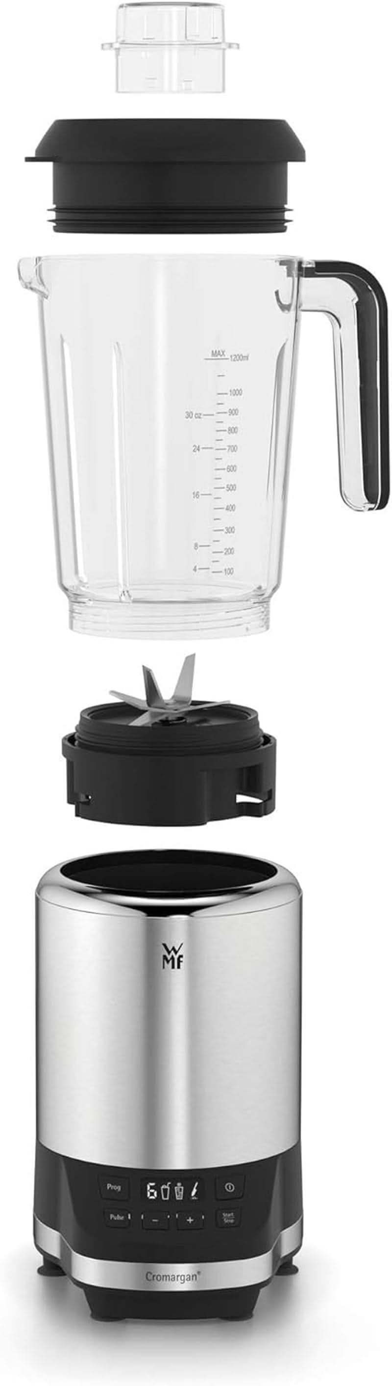 WMF Kult Pro Multifunktionsmixer Hochleistungsmixer, 30 000 U/Min, Smoothie Maker, Standmixer, Ice-Crush Funktion, 4 Mixbehälter Inkl. Togo-Verschluss Cuisine Naty Shop