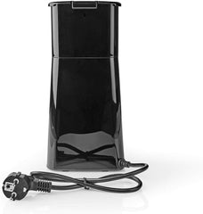 NEDIS Espressor - Café Filtré - 0,4 l - 1 Tasse - Minuteur - Noir / Argent