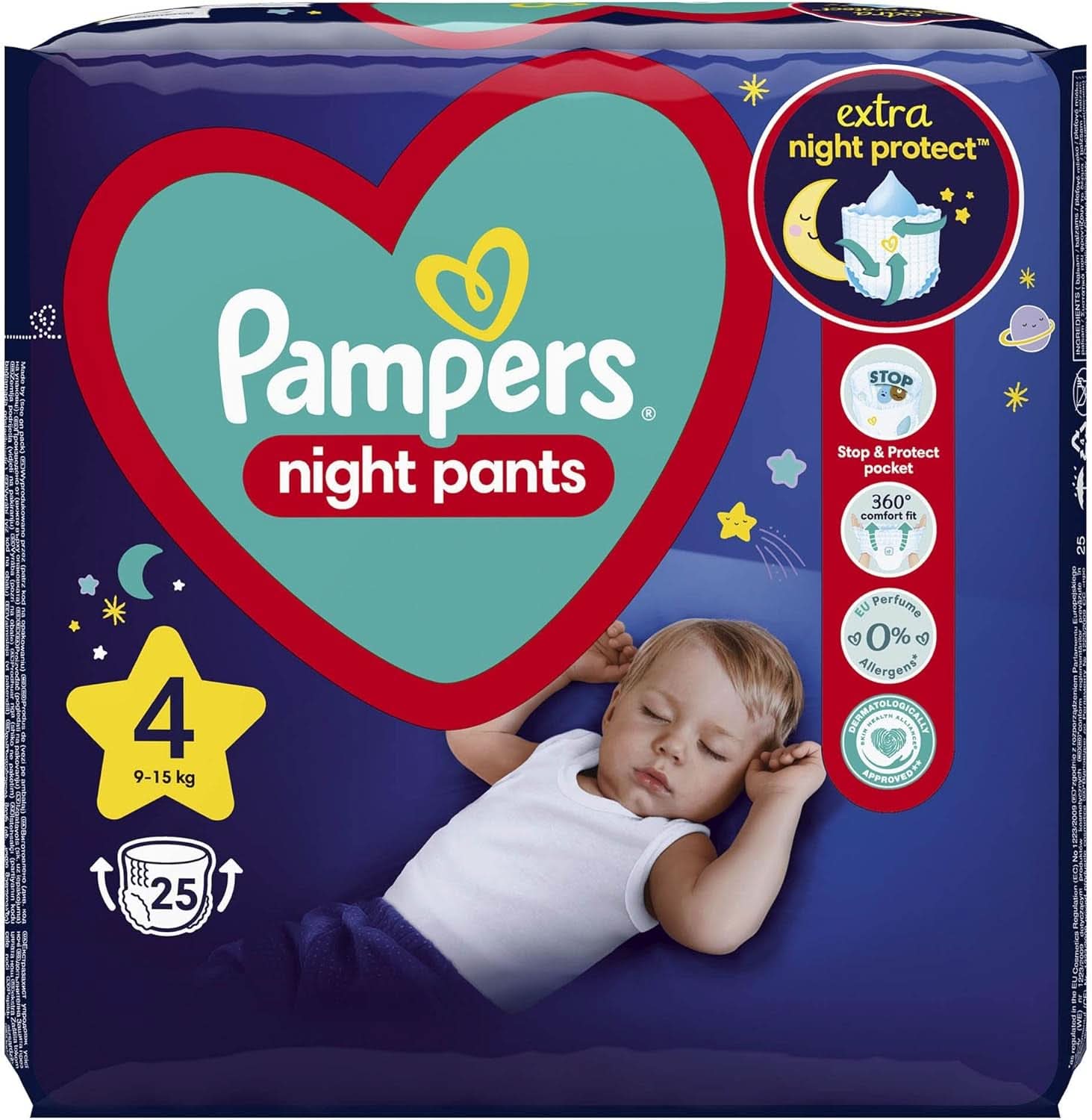 Couches Pampers Pantalons de Nuit, taille 4 Mère et Bébé Naty Shop