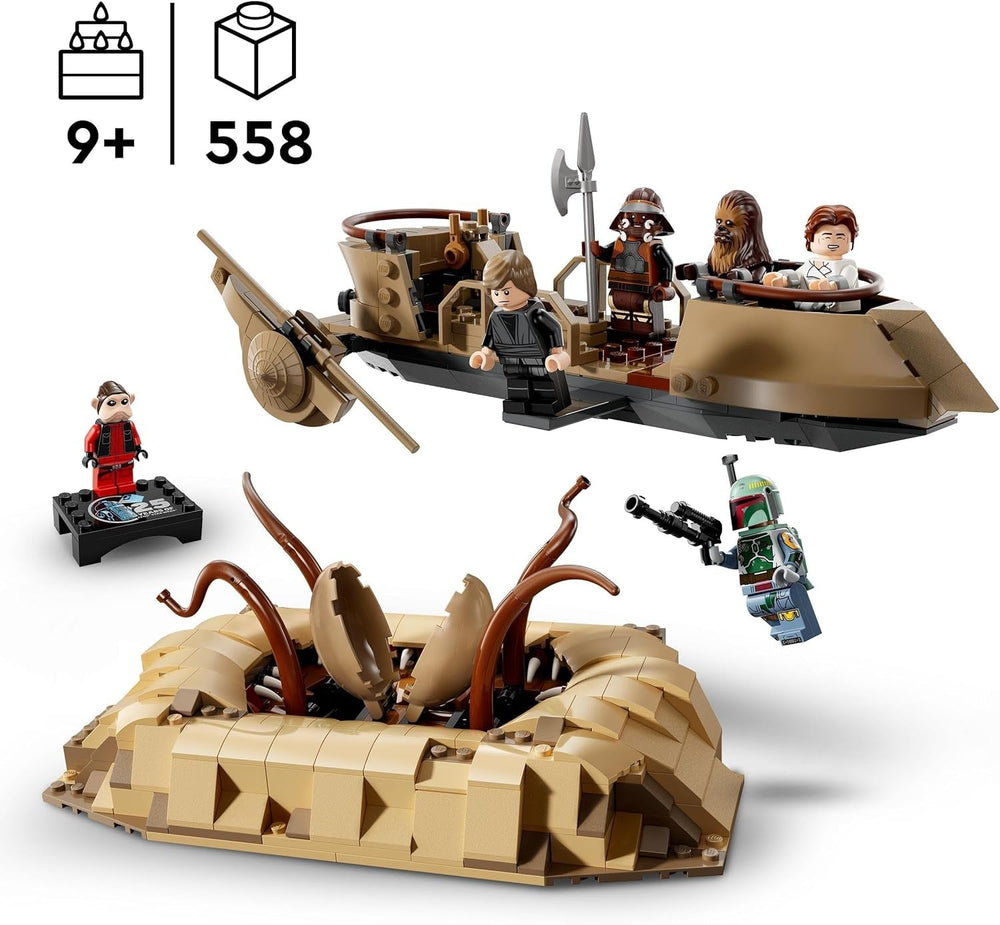 LEGO Star Wars : Le Retour du Chevalier Jedi Desert Skiff et Sarlacc Pit Fantasy Collection et jeu de construction Jouet de construction Cadeau pour garçons, filles et tous les fans 75396 Jeux de construction Besuche den LEGO-Store