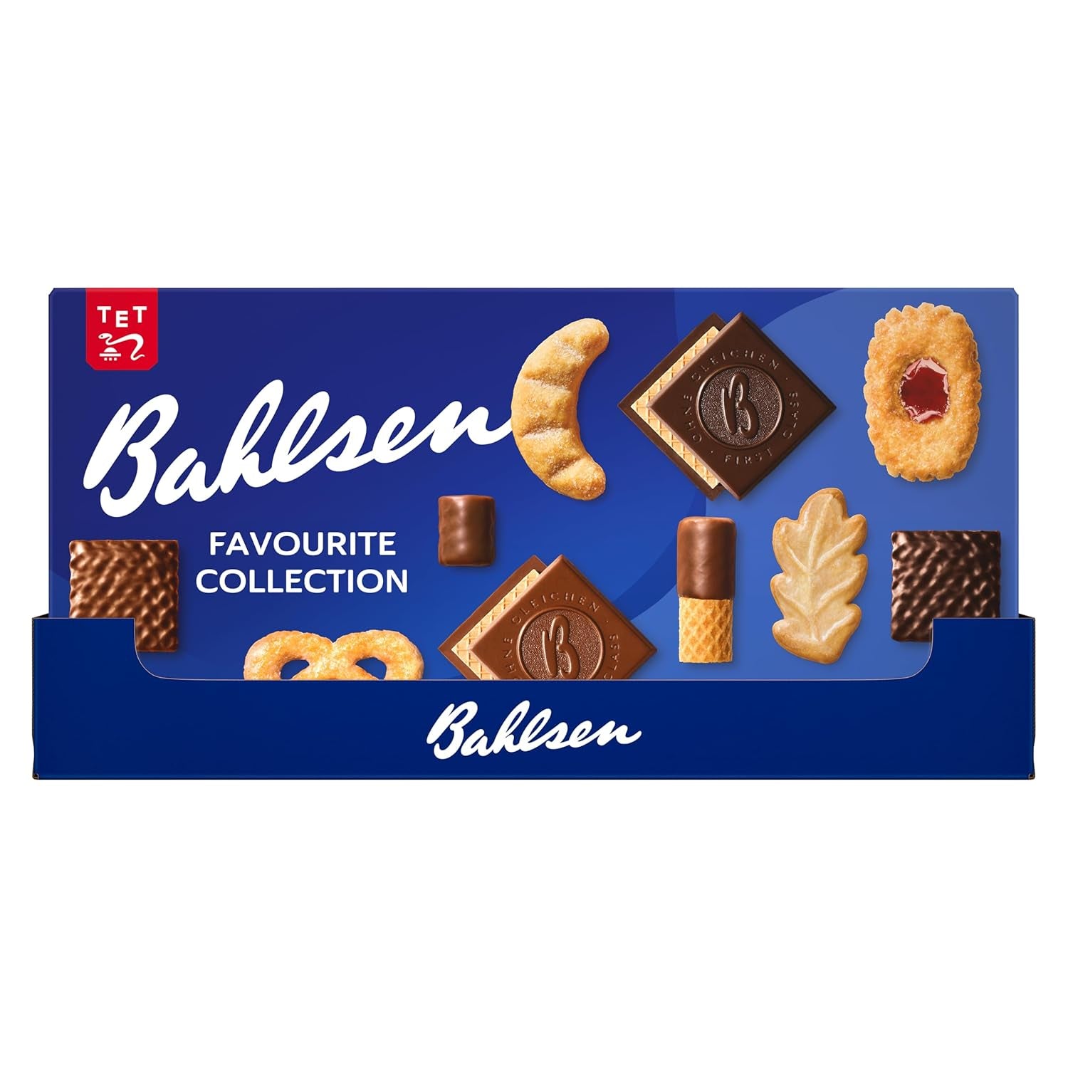 Bahlsen Favourite Collection S Pack de 6 Biscuits Croquants & Mélange de Gaufrettes Chocolat Noir Lait (6 x 161g / 966g)