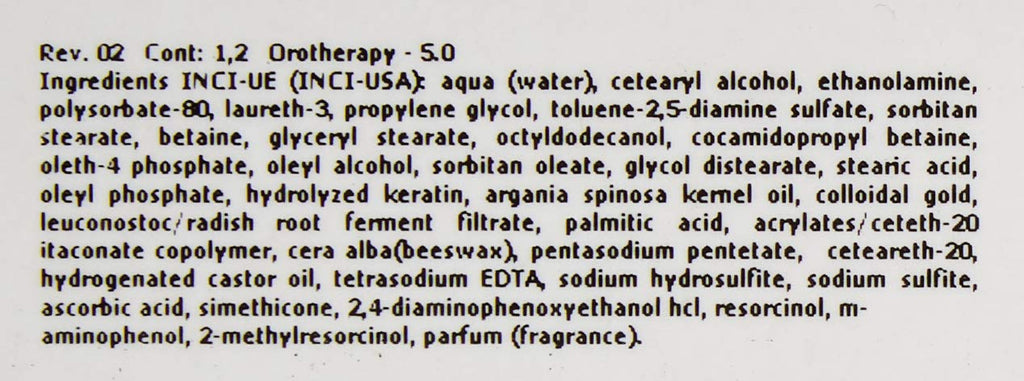 Fanola Oro Therapy Color Keratin 5.0 100ml Vopsea pentru par Naty Shop