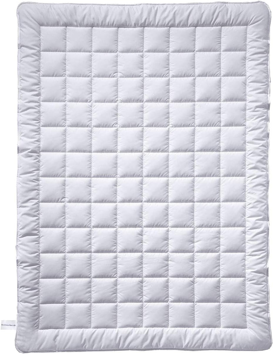 Billerbeck Simone Superlight couette - couette en soie - 135 X 200 Cm - couette d'été, couette rafraîchissante, couette d'été légère - 100% coton, blanc Couettes et couettes Naty Shop 135X200 Cm
