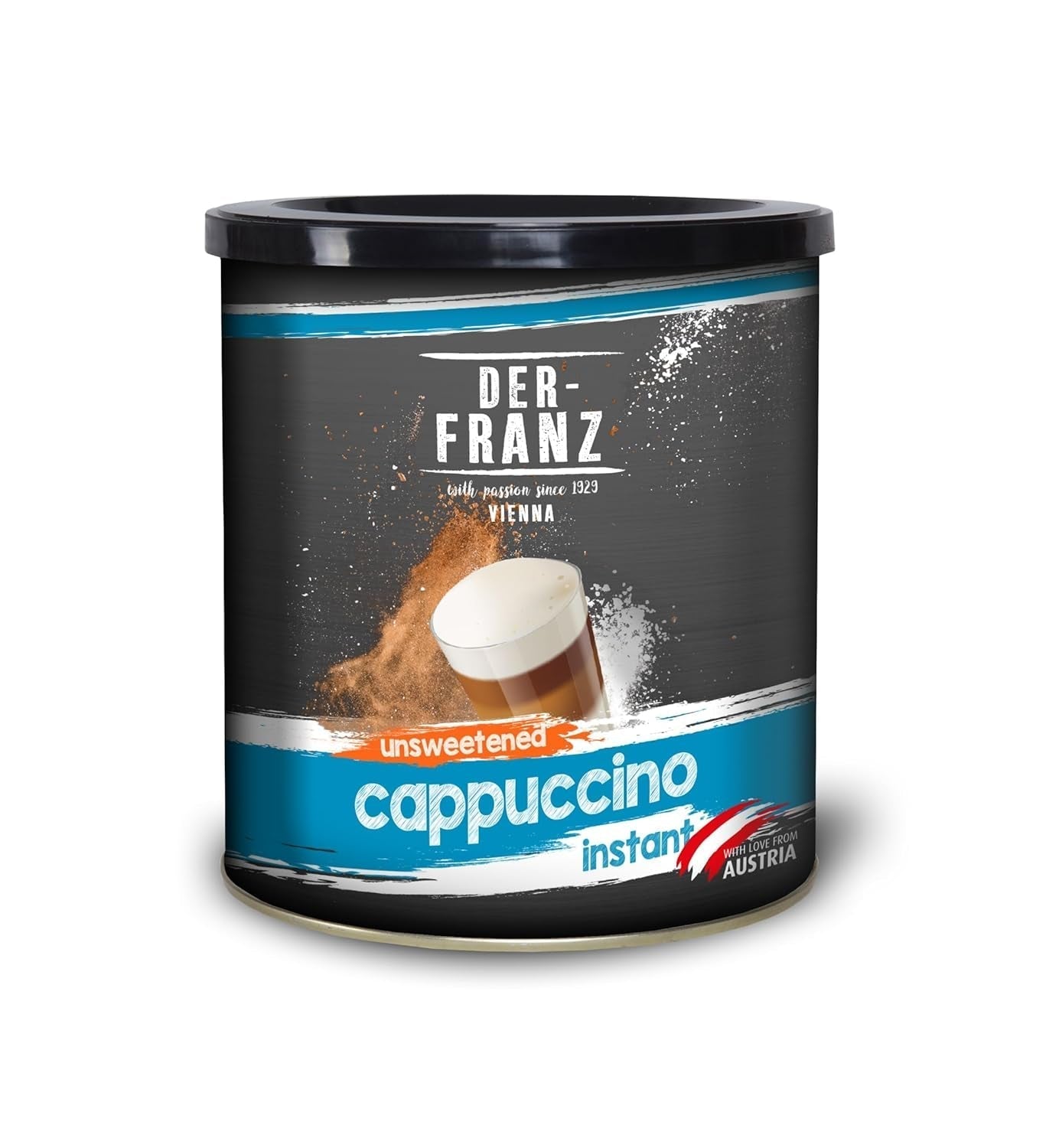 Der-Franz Ciocolată neagră de băut, 2 X 500 G Bomboane de Ciocolata Naty Shop 500 G Cappuccino instant neîndulcit