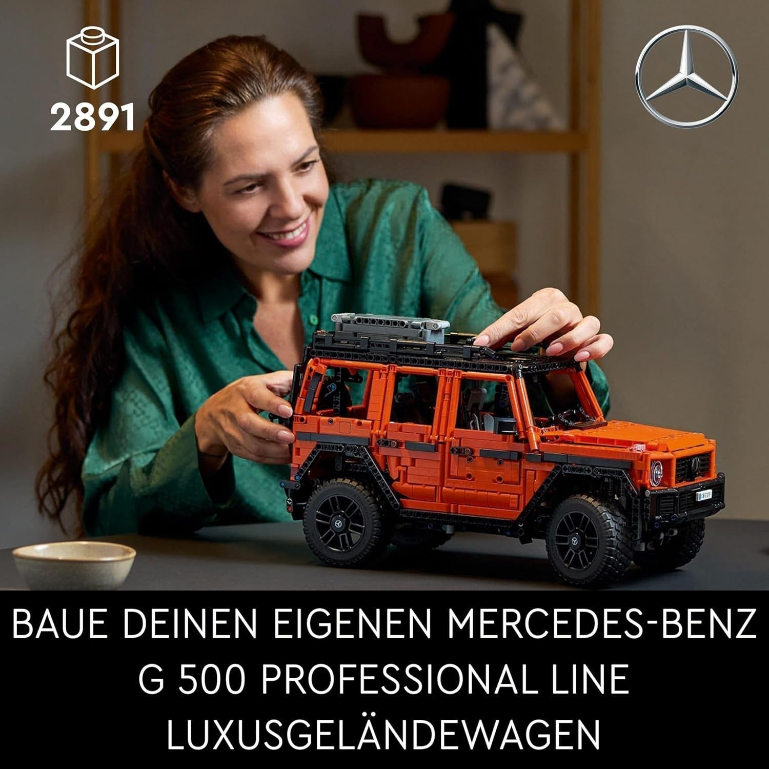 LEGO Technic Mercedes-Benz G 500 Professional Line, kit de construction de modèle de voiture de classe G, cadeau pour adulte, ensemble de véhicule tout-terrain de luxe, Mercedes à collectionner, voiture jouet 42177, ensembles de construction Besuche an LEGO-Store
