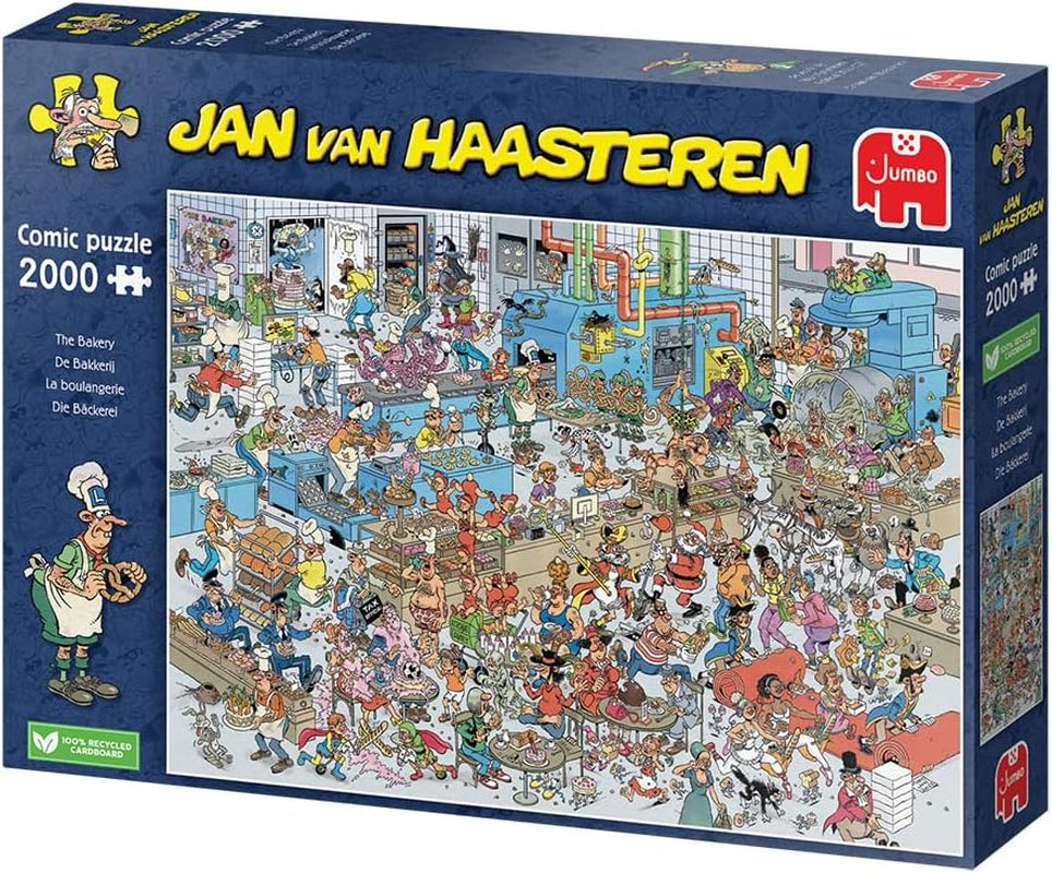 Jan Van Haasteren, La Boulangerie, puzzle 2000 pièces pour adultes Puzzle Naty Shop