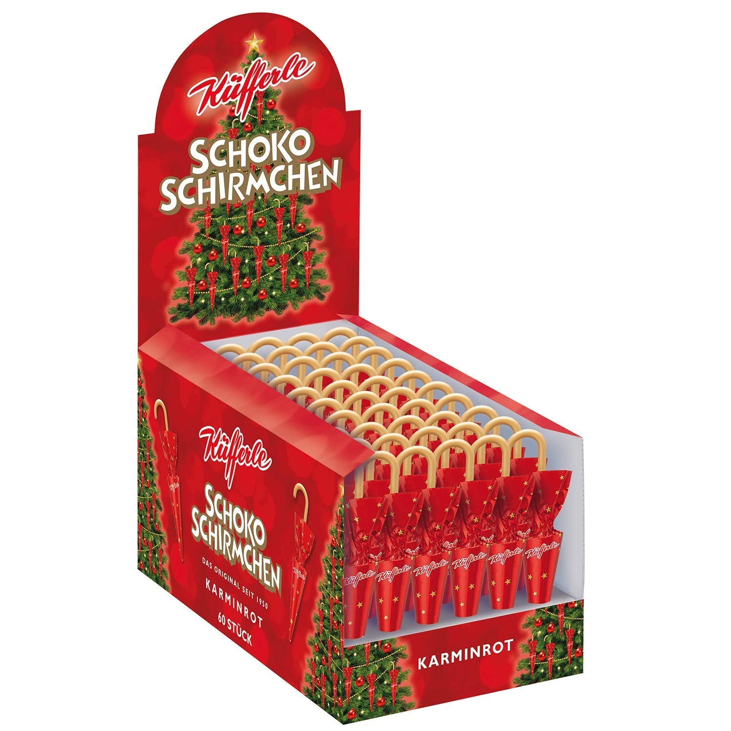 Ombres au chocolat Küfferle Polar Silver 810g (60 pièces)