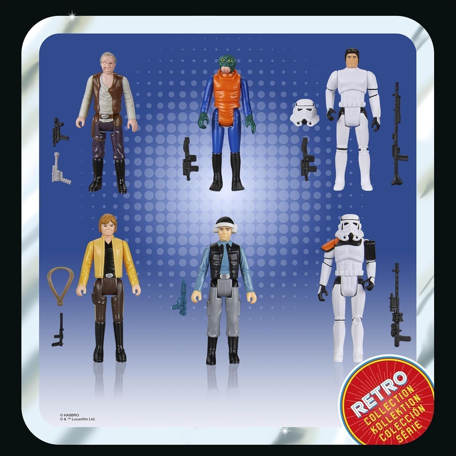 Star Wars Retro Collection Star Wars : Un Nouvel Espoir Multipack 6 Figurines 9,5 cm Figurines Naty Shop
