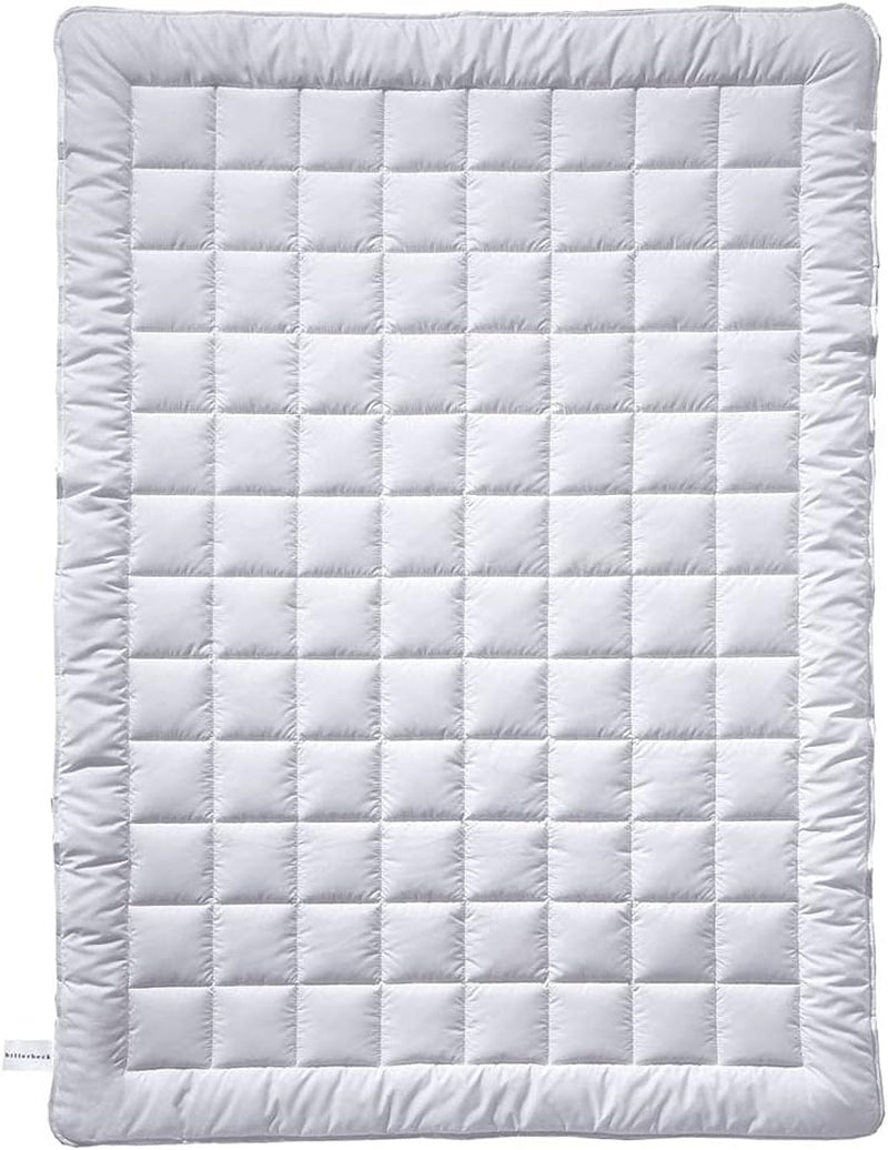 Billerbeck Simone Superlight couette - couette en soie - 135 X 200 Cm - couette d'été, couette rafraîchissante, couette d'été légère - 100% coton, blanc Couettes et couettes Naty Shop 155X220 Cm