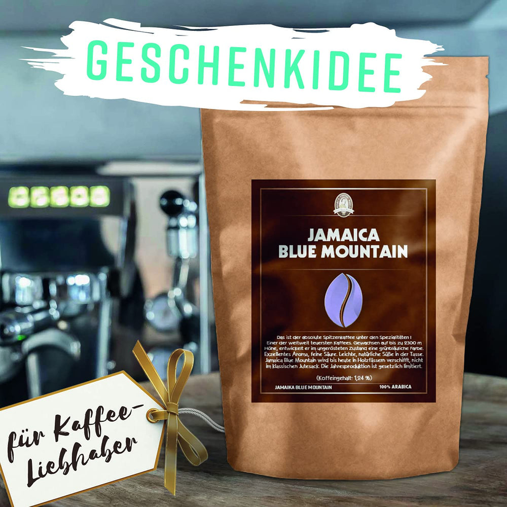 Henry's Kaffee Jamaica Blue Mountain 250g - Kaffeerarität - excellent Aroma - fine Säure - handwerklich geröstet - Premium Kaffeebohnen