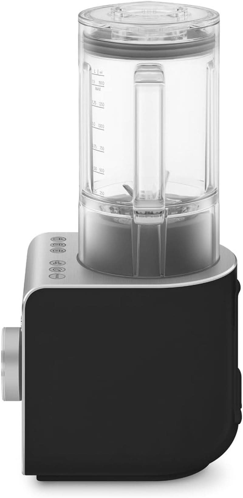 SMEG, Hochleistungsmixer BLC01BLMEU, 5 programmes prédéfinis, 9 vitesses manuelles, fonction pause et impulsion, Kunststoffgehäuse, base Rutschfeste, 1400 W, Schwarz Kitchen Naty Shop