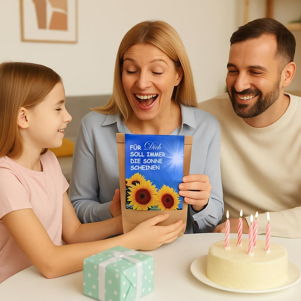 Cadeau pour les femmes - Que le soleil brille toujours pour vous - Kit de culture de tournesol, Sac surprise idée cadeau, Kit de plantation