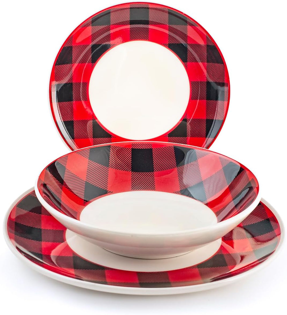 Servizio Tavola Natalizio 18 Pezzi Ecosse