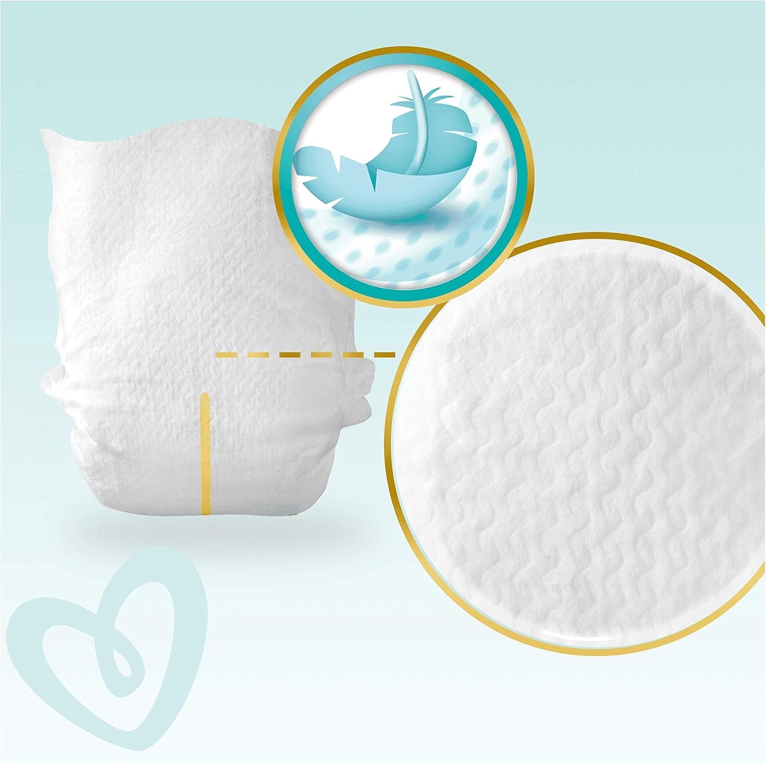 Scutece Pampers Premium Protection New Baby, mărimea 1 (nou-născut), 22 bucăți