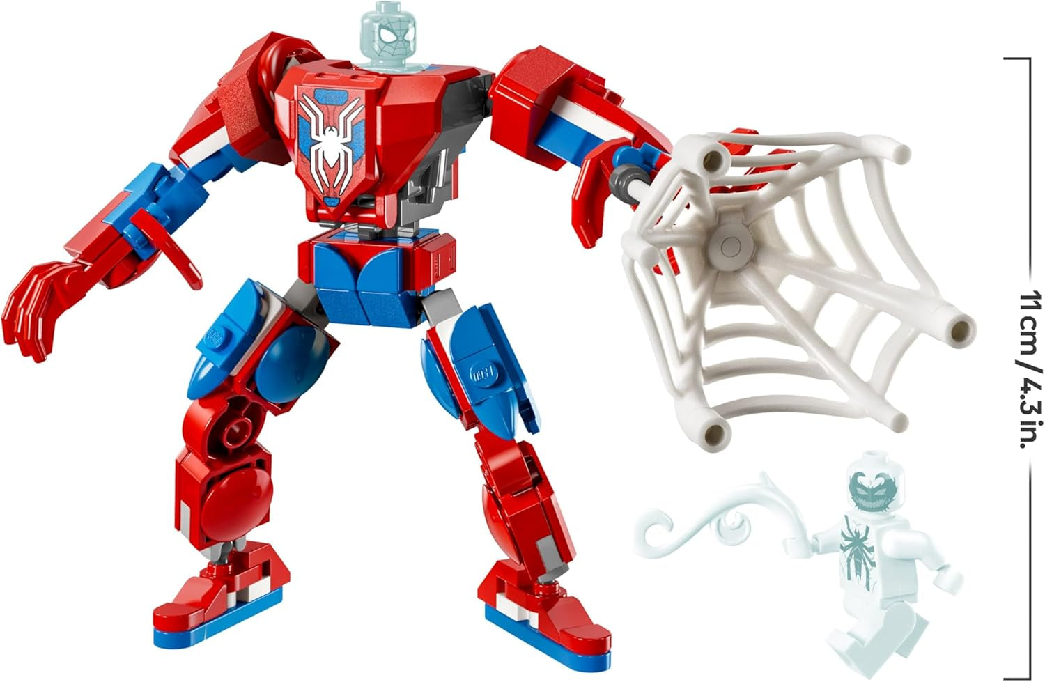 LEGO | Marvel Spider-Man Mech vs. Anti-Venom - Super Hero Figure Building Toy with 2 Minifigures for Imaginative Role Play - Gift for 6 Plus Year Old Boys and Girls 76308