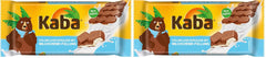 Barre de chocolat fourrée au chocolat au lait entier et à la crème de lait Kaba Barre de 90 g de chocolat fondant avec crème de lait légère et saveur originale Kaba (paquet de 2)