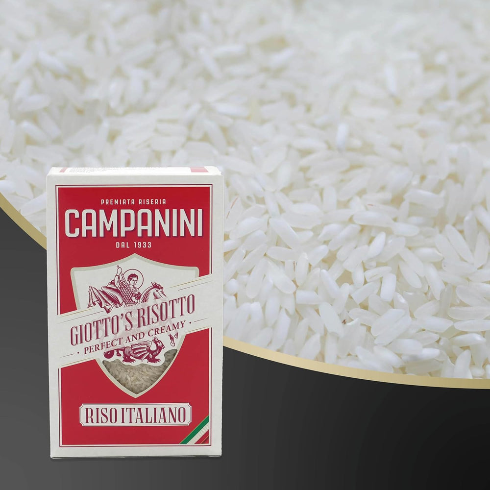Riz original pour risotto | Riz campanini pour risotto | 1000g | d'Italie | Risottos et soupes