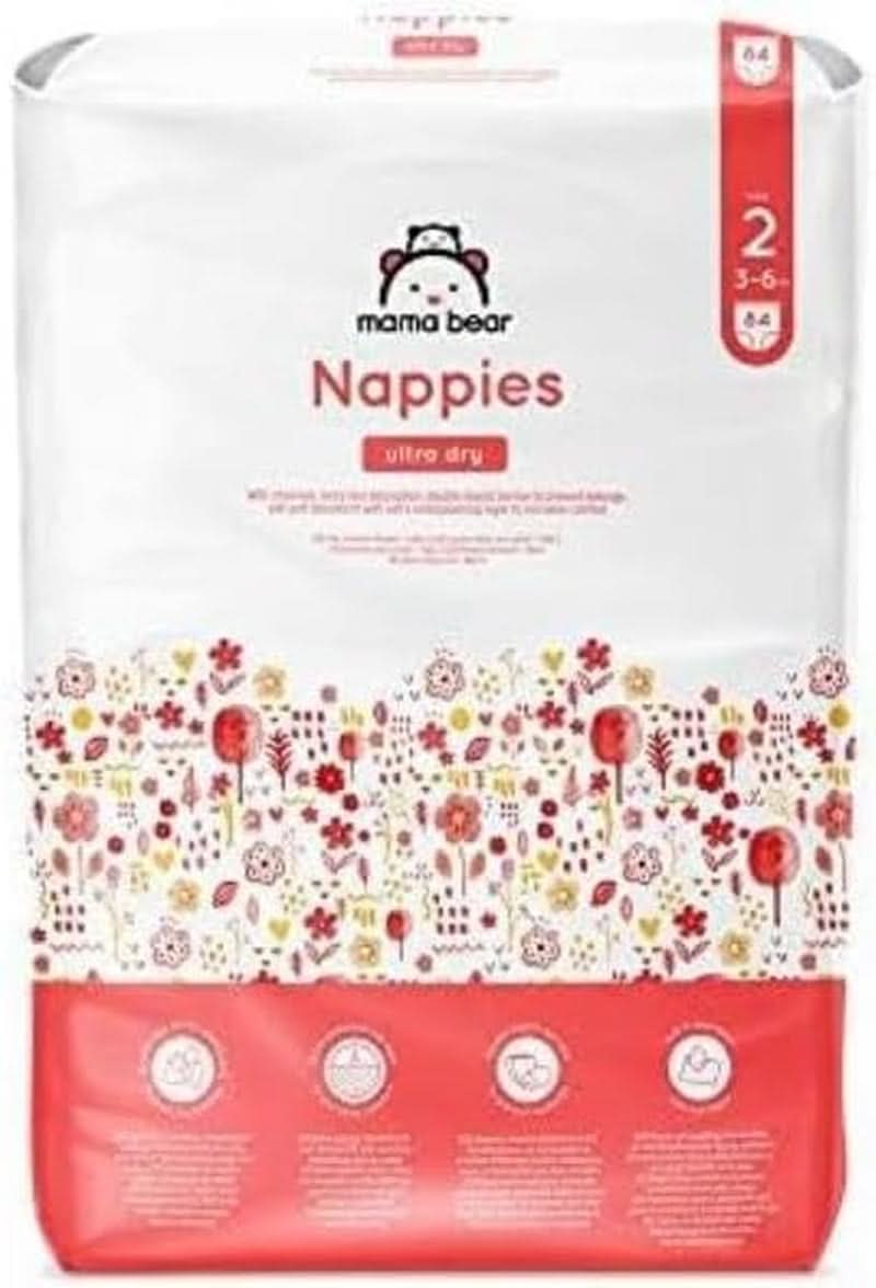 Scutece Mama Bear Ultra Dry, diverse marimi si cantitati Mama si Copilul Naty Shop 2 (3-6 Kg) Pachet individual