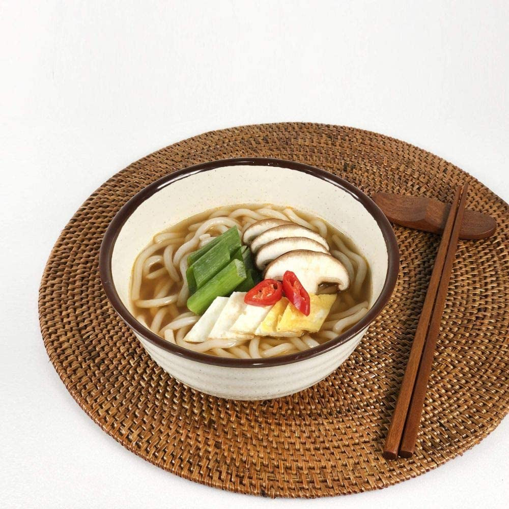 Allgroo Udon Instant Noodles - Soupe Udon épicée, préparation rapide - Contient 3 portions - 1 x 690g