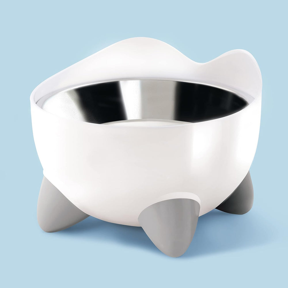 Catit Pixi est un couvre-chef ergonomique pour chats, 200 ml, blanc