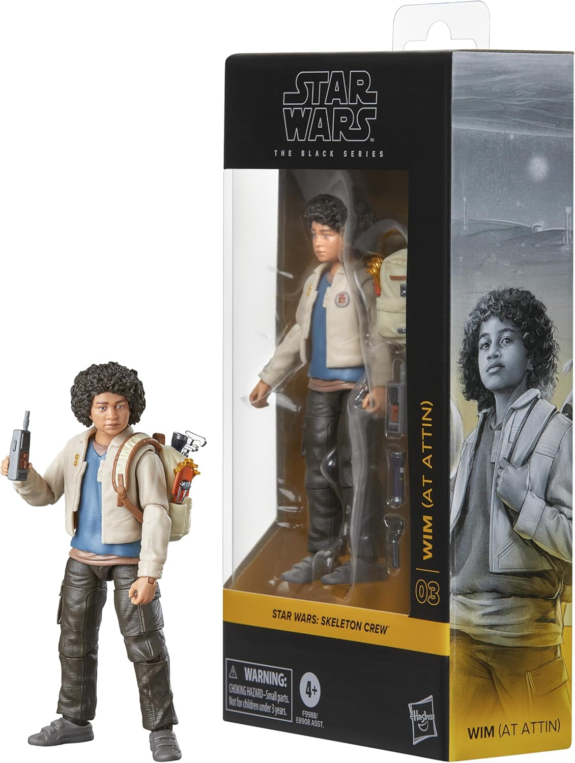 Star Wars Black Series Capitaine Pirate Brutus (Port Borgo), Figurine d'action Skeleton Crew (15 cm) Figurines Naty Shop Wim