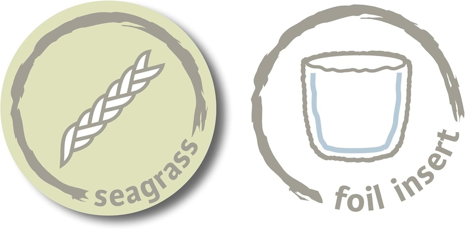 Scheurich Seagrass 17, ghiveci tip coș/ghiveci tip coș din iarbă de mare, culoare: Alb, diametru 17 cm, înălțime 16 cm, volum 3,5 l.