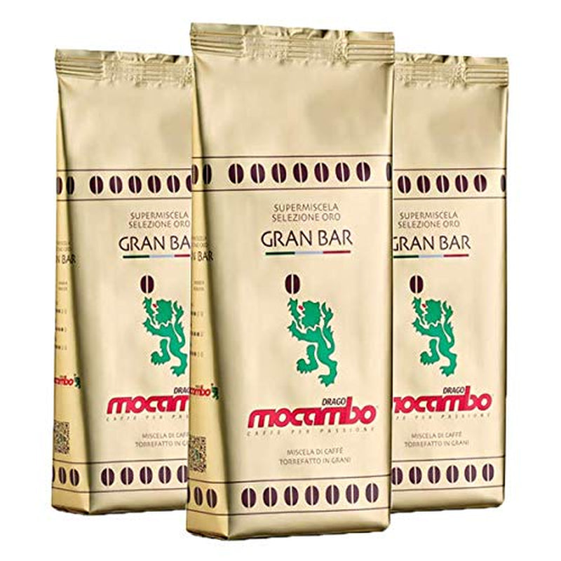 3 x Mocambo Gran Bar Selezione Oro, 250 g de haricots