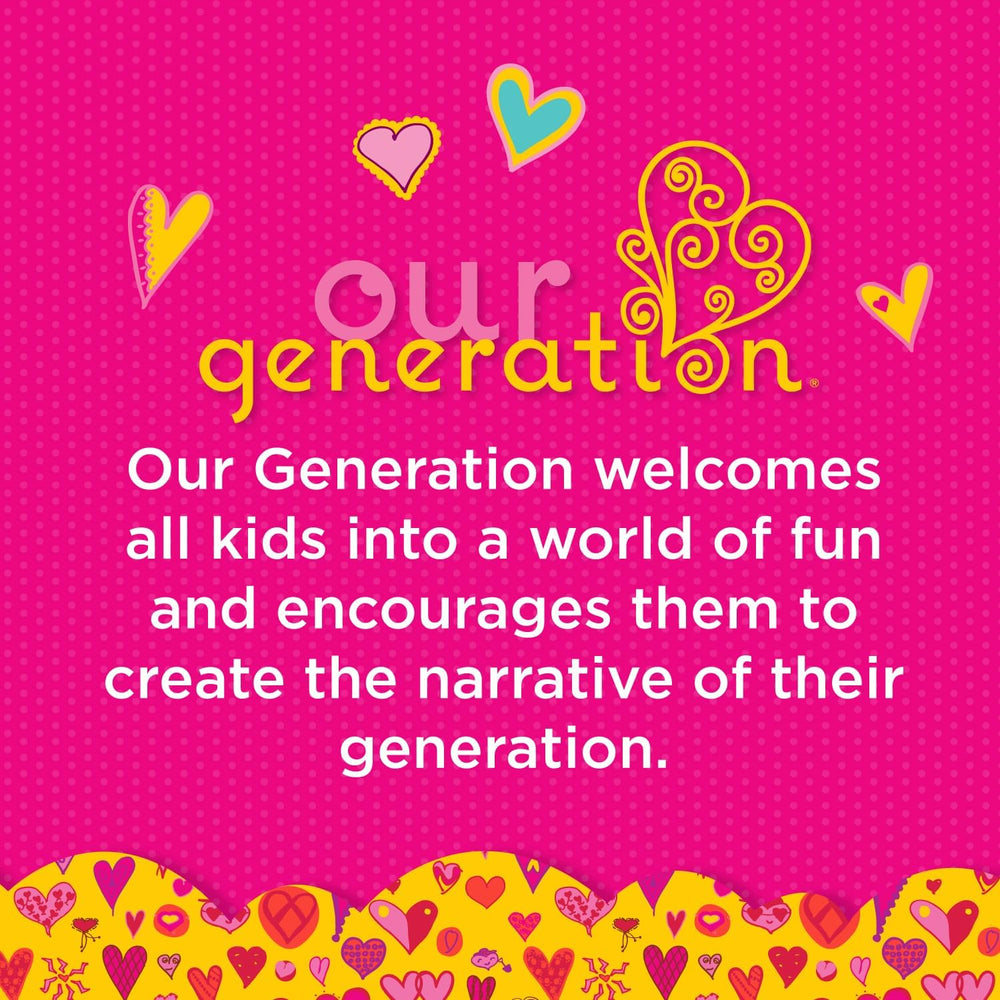 Our Generation - Milo - Poupée garçon de 46 cm - Yeux marron réalistes et cheveux bruns bouclés - Bagages à roulettes et accessoires de voyage - Jeu de simulation - Jouet pour 3 ans et plus