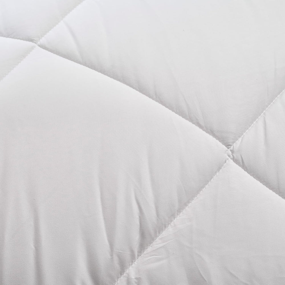 Couette chaude pour 1 personne, Hygiafill lavable à 95°, testée professionnellement, blanc, 140X200Cm, KBOB40 Couettes et couettes Naty Shop