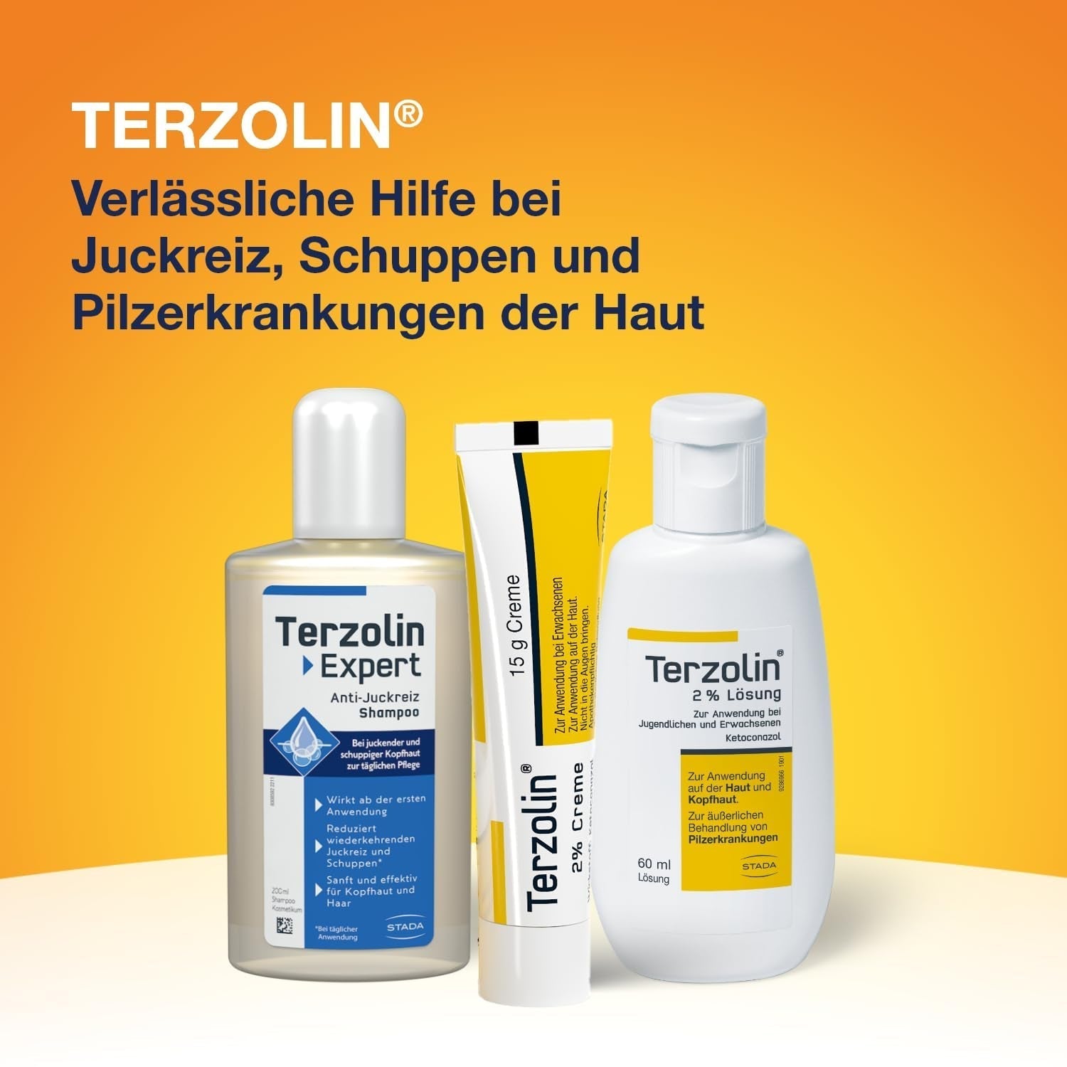 Terzolin Expert Shampoing Anti-Démangeaisons, Soin hydratant cuir chevelu sensible - 200 ml Douche et bain Terzolin