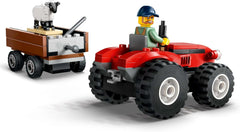 Tracteur LEGO City avec remorque - Jouet de ferme avec tracteur et figurines d'animaux - Ensembles de jeu Montessori pour garçons et filles à partir de 4 ans - Cadeau avec 2 figurines 60461 Jeux de construction Besuche den LEGO-Store
