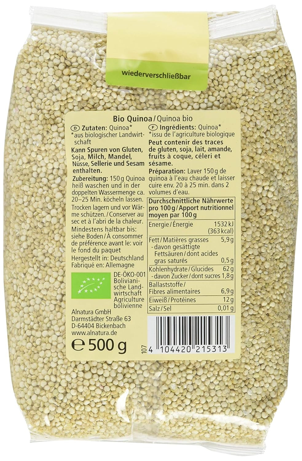Quinoa bio, 500g