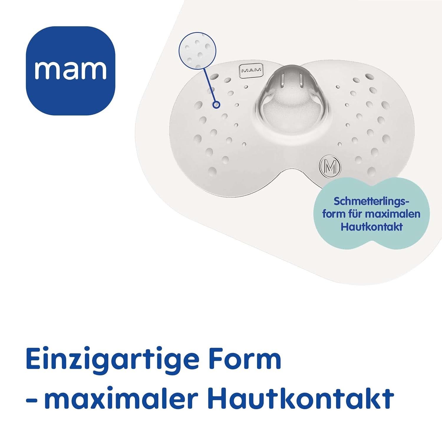 MAM Stillhütchen Größe L (Ø 23 Mm) Im 2Er-Set, Extra Weiche Brusthütchen Zum Schutz Beim Stillen, Brustwarzenschutz Für Maximalen Hautkontakt Zwischen Mutter Und Kind Accesorii Hrana si Alaptare Bebe Naty Shop