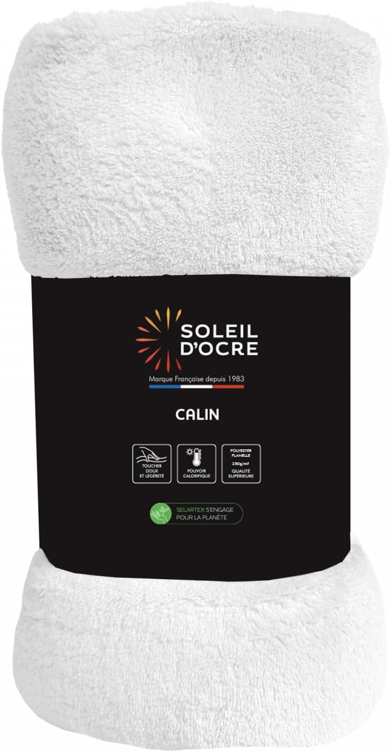 Soleil D'Ocre, couverture flanelle, 220 X 240 Cm, Calin, marron Couettes et couettes Naty Shop Blanc 220 X 240 Cm