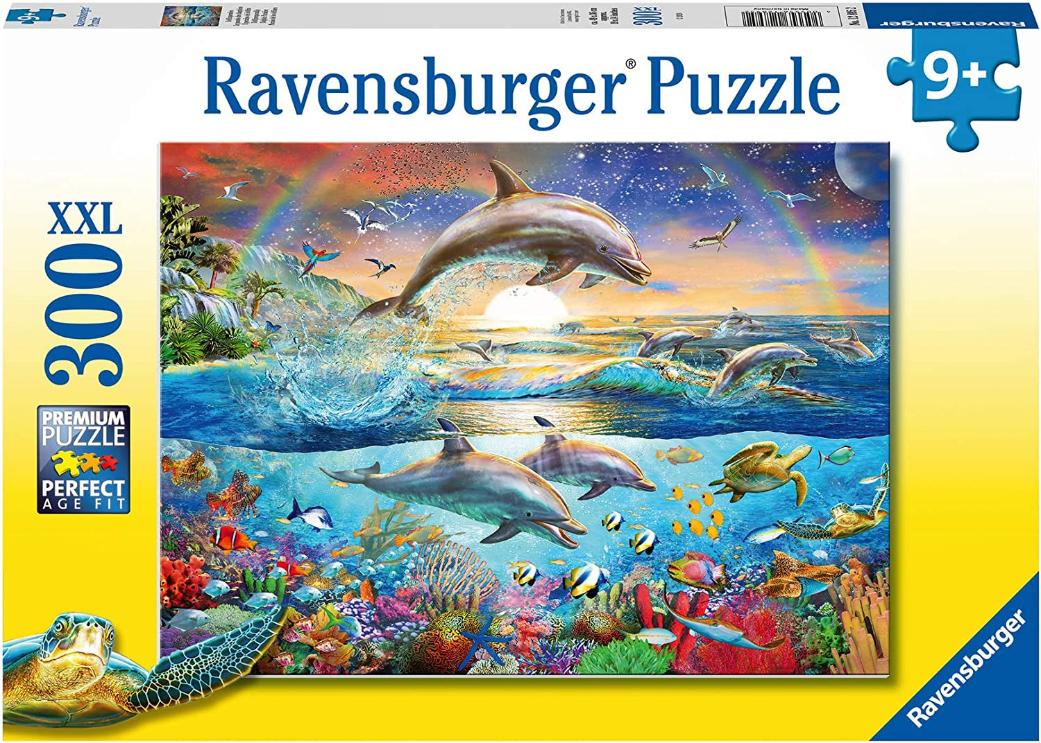 Puzzle enfant Ravensburger - 12895 Paradis des dauphins - Puzzle pour enfants de plus de 9 ans, de 300 pièces au format XXL Puzzle Naty Shop