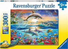 Puzzle enfant Ravensburger - 12895 Paradis des dauphins - Puzzle pour enfants de plus de 9 ans, de 300 pièces au format XXL Puzzle Naty Shop