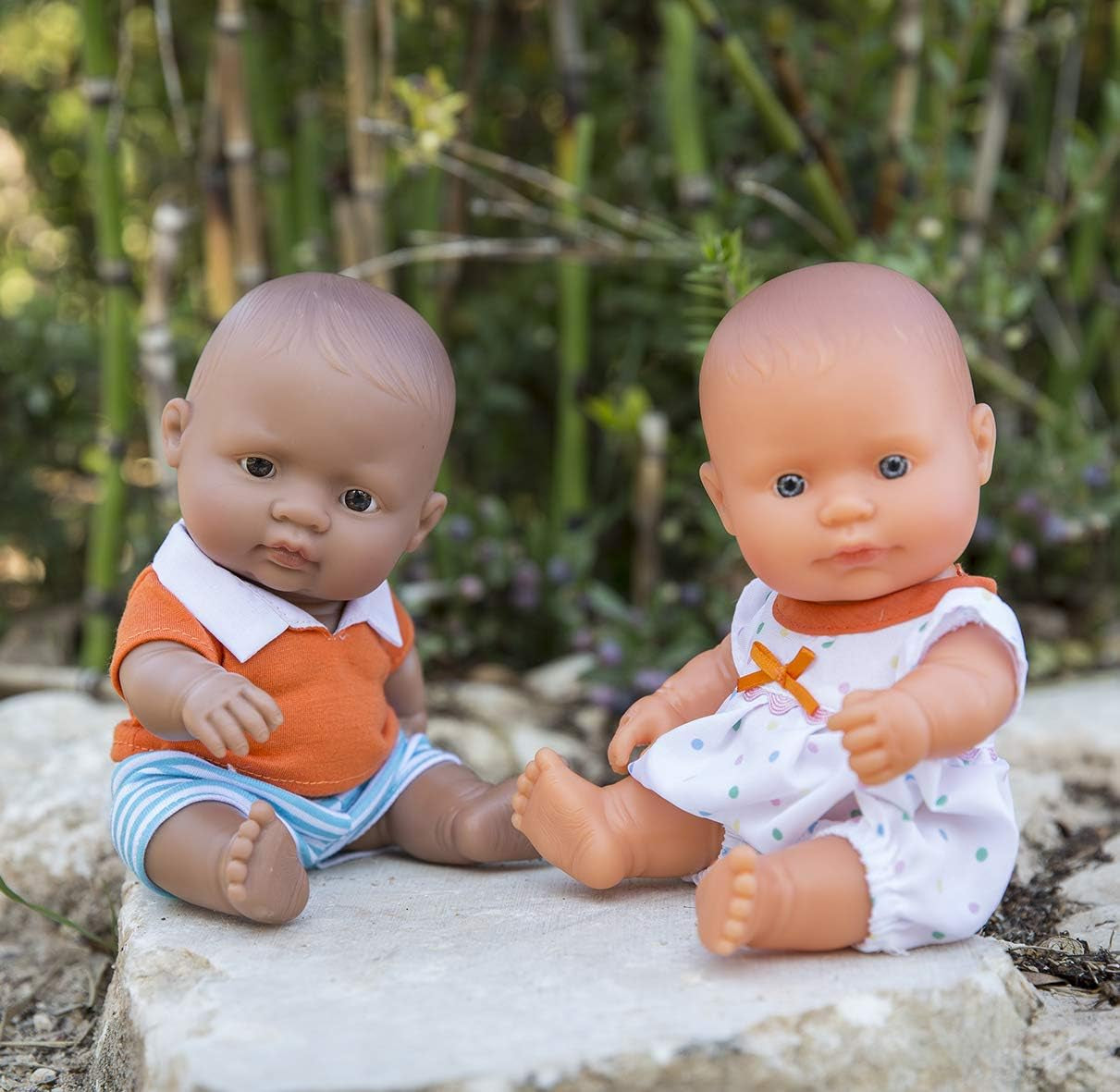 Miniland Babypuppe sud-américain jeune 21cm-31147, Merhfarbig