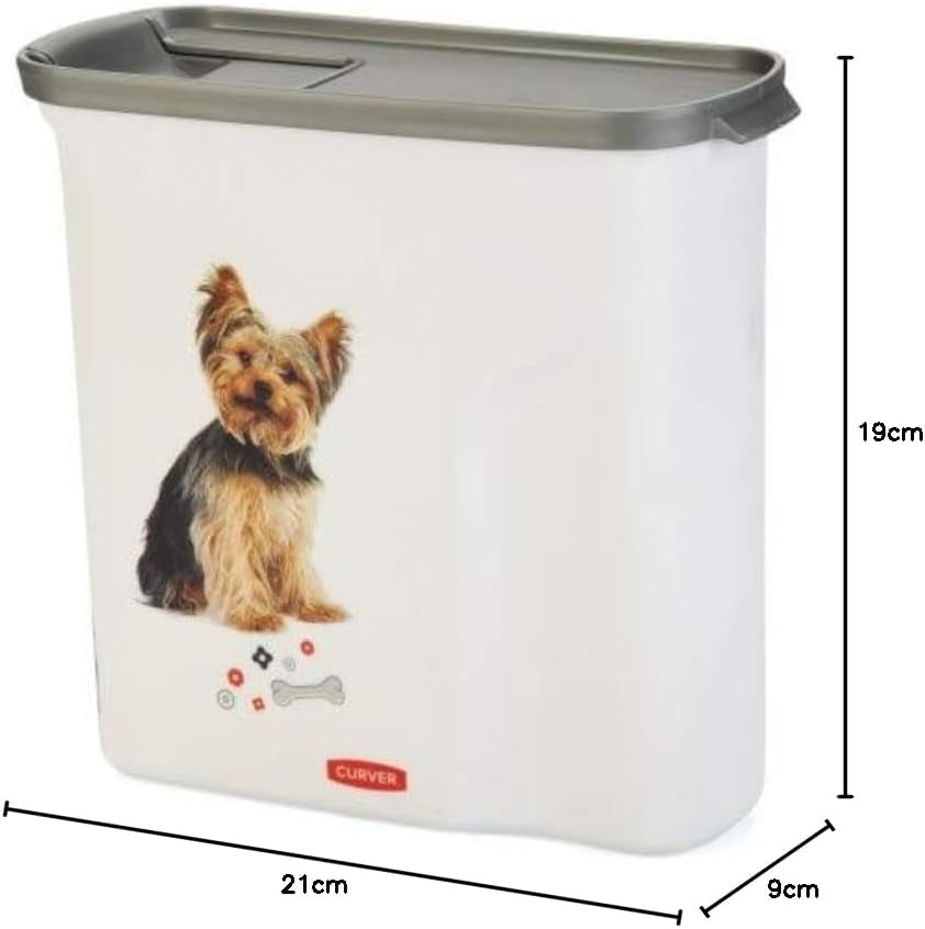 Contenant à nourriture pour chien Curver - 2 l Boîtes de conservation Naty Shop