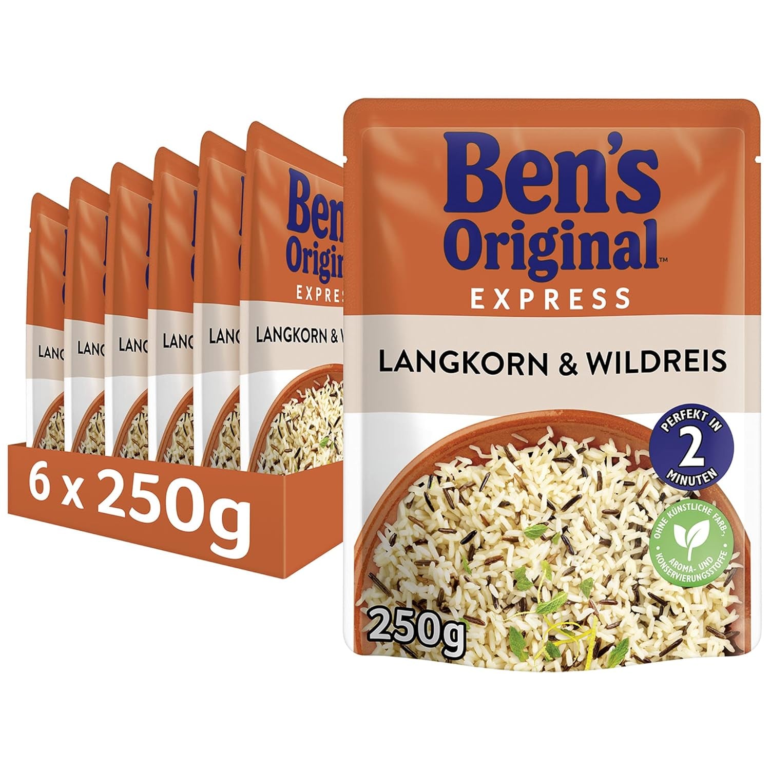 BEN'S ORIGINAL™ Riz basmati express 6 x 220 g
