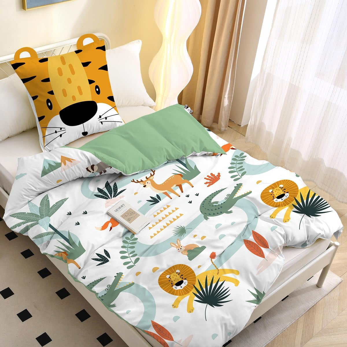 Literie microfibre 3D, animaux, unisexe Literie - enfant Naty Shop