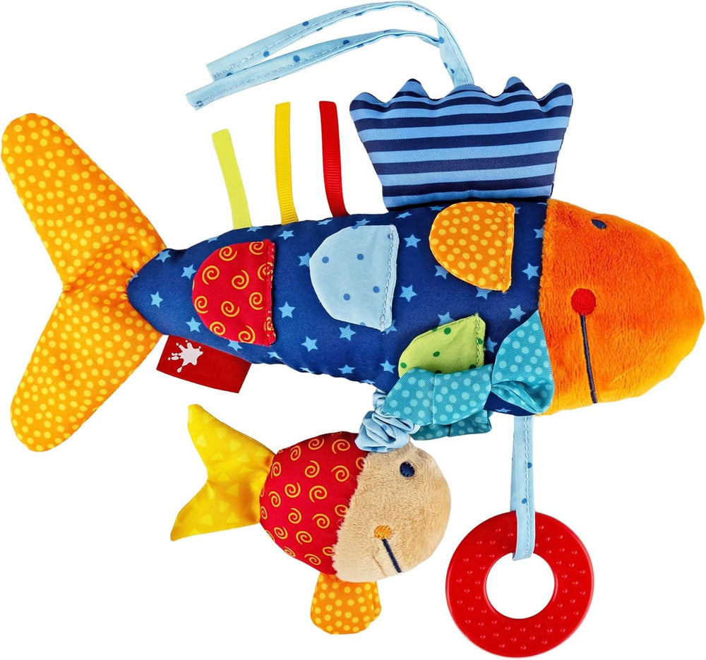 SIGIKID 40104 Poisson actif Baby Activity PlayQ Jouet pour enfants filles et garçons recommandé à partir de 3 mois multicolore Baby Toys Naty Shop